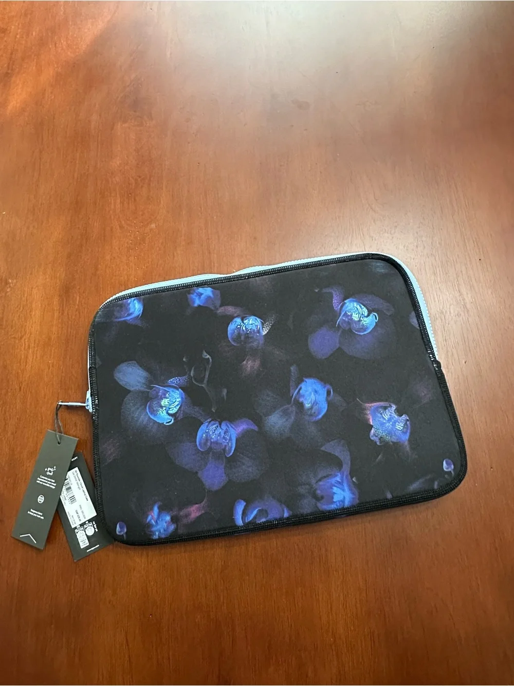Typo Black with Orchid Design 13” Laptop Case